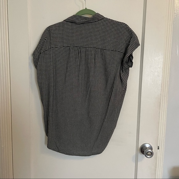 Madewell Courier Shirt in Black Gingham - Picture 2 of 3